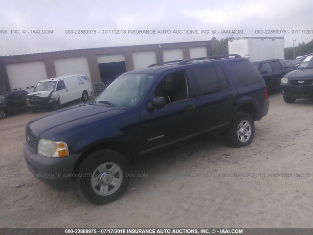 1FMZU62K84UA12985 - 2004 FORD EXPLORER XLS/XLS SPORT BLUE photo 2