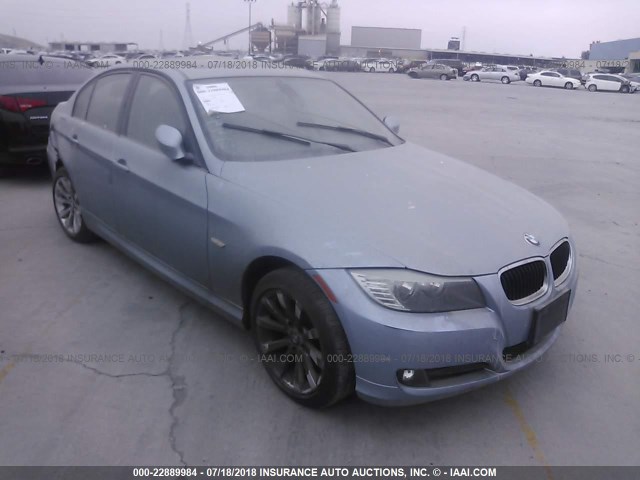 WBAPH5G58BNM74576 - 2011 BMW 328 I SULEV Light Blue photo 1