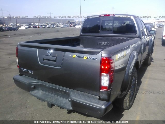 1N6AD0CU9GN748604 - 2016 NISSAN FRONTIER SV/PRO-4X GRAY photo 4