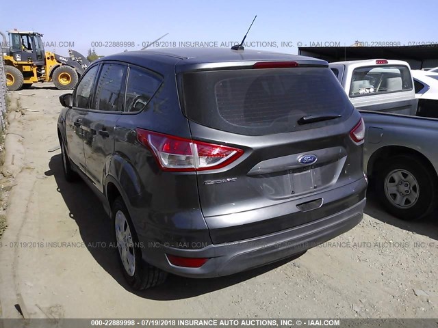 1FMCU0F70GUC66638 - 2016 FORD ESCAPE S Dark Brown photo 3