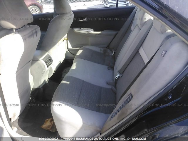 4T1BD1FK0DU096637 - 2013 TOYOTA CAMRY HYBRID/LE/XLE 黑色 照片 8