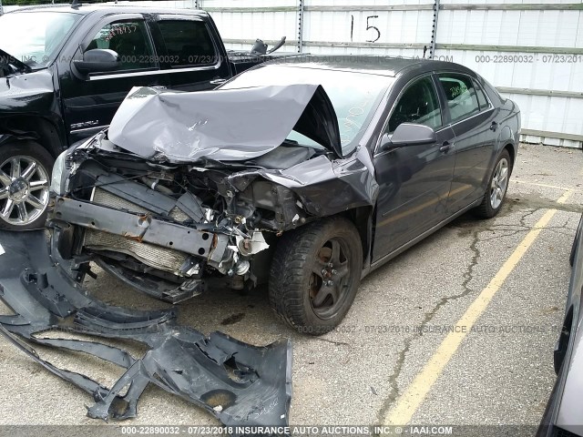 1G1ZC5EB2AF255262 - 2010 CHEVROLET MALIBU 1LT 灰色 照片 2
