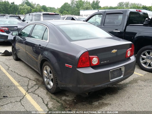 1G1ZC5EB2AF255262 - 2010 CHEVROLET MALIBU 1LT 灰色 照片 3