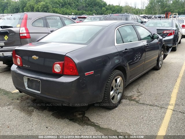 1G1ZC5EB2AF255262 - 2010 CHEVROLET MALIBU 1LT 灰色 照片 4