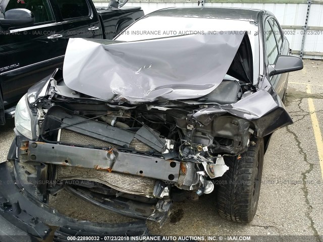 1G1ZC5EB2AF255262 - 2010 CHEVROLET MALIBU 1LT 灰色 照片 6