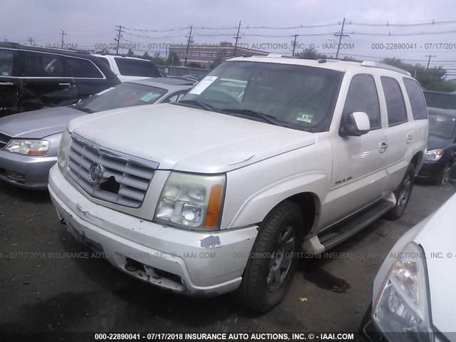 1GYEK63N43R276332 - 2003 CADILLAC ESCALADE LUXURY თეთრი ფოტო 2