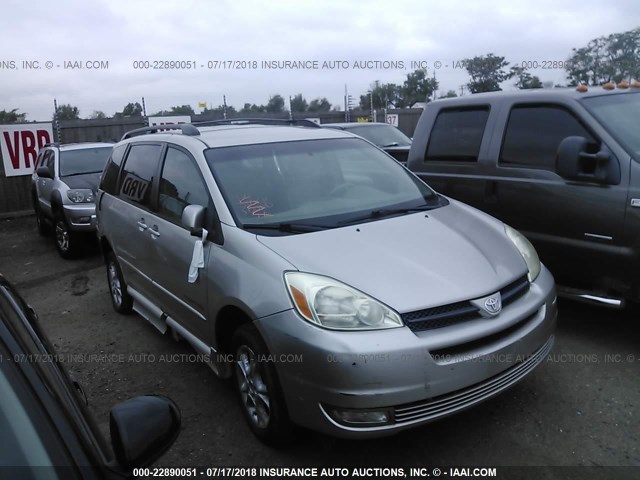 5TDZA22C75S256034 - 2005 TOYOTA SIENNA XLE/XLE LIMITED SILVER photo 1