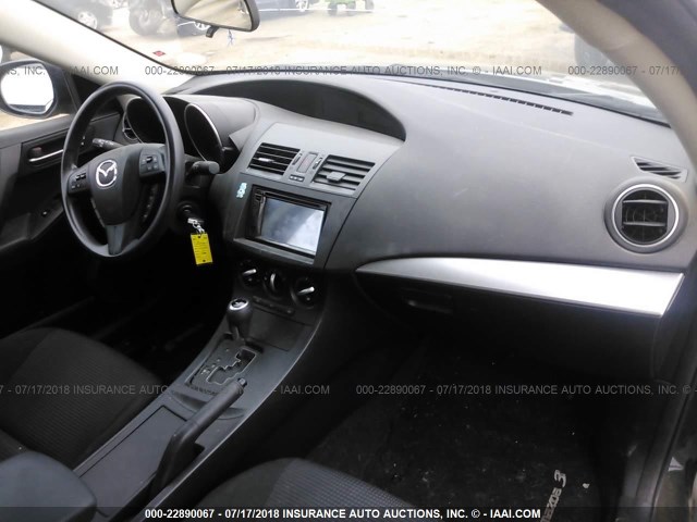 JM1BL1U7XD1847752 - 2013 MAZDA 3 I BLACK photo 5