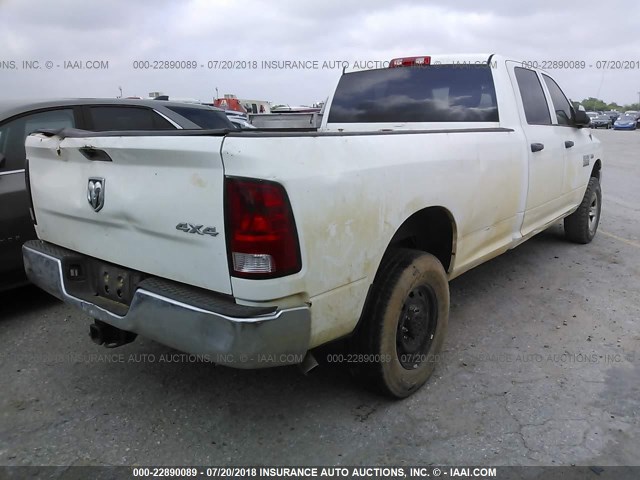 3C6TR5HTXDG600578 - 2013 RAM 2500 ST WHITE photo 4