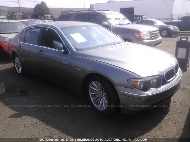 WBAGN63464DS50193 - 2004 BMW 745 LI GRAY photo 1