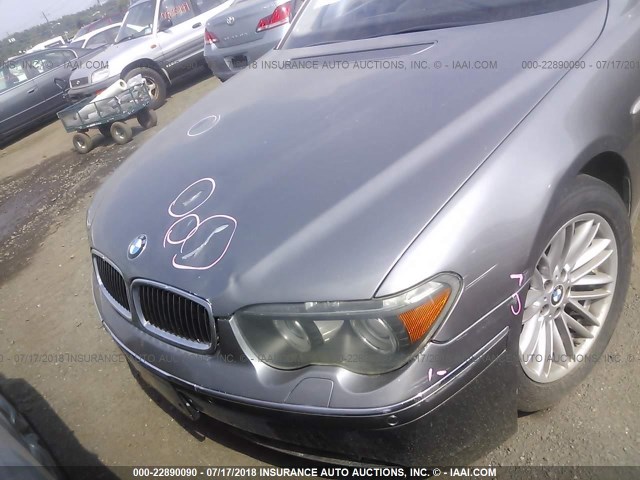 WBAGN63464DS50193 - 2004 BMW 745 LI GRAY photo 6