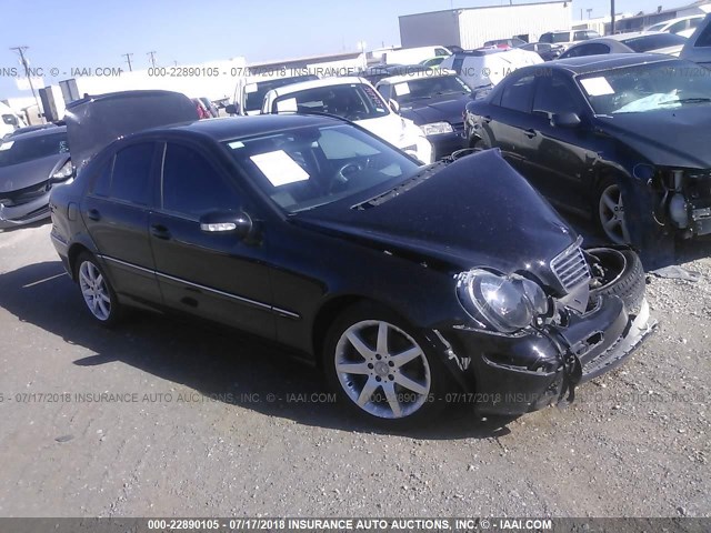 WDBRF64J43F401398 - 2003 MERCEDES-BENZ C 320 BLACK photo 1