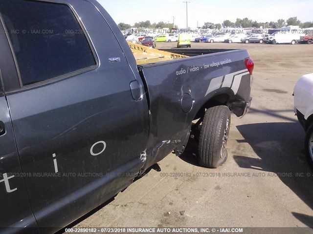 5TBBT54188S464705 - 2008 TOYOTA TUNDRA DOUBLE CAB/DOUBLE CAB SR5 GRAY photo 6