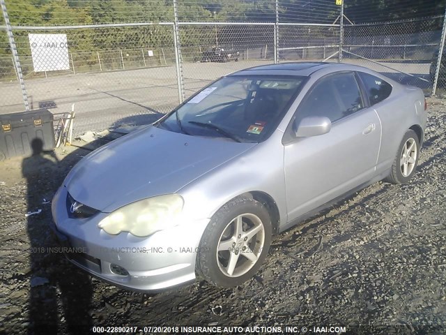 JH4DC54833S003701 - 2003 ACURA RSX SILVER photo 2