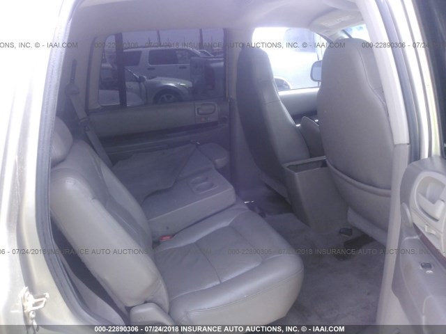 1B4HS58N12F190690 - 2002 DODGE DURANGO SLT PLUS BEIGE photo 8