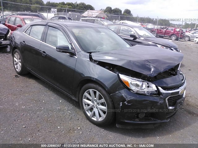 1G11D5SLXFF318400 - 2015 CHEVROLET MALIBU 2LT GRAY photo 1