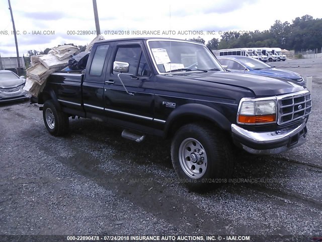 1FTHX26G4TEB45824 - 1996 FORD F250 BLACK photo 1