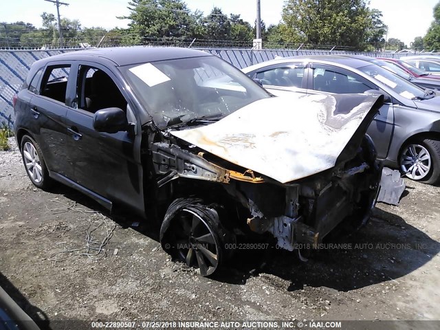 JA4AR4AU9CZ009650 - 2012 MITSUBISHI OUTLANDER SPORT SE BLACK photo 1