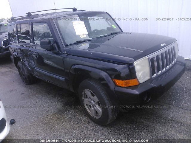 1J8HH48KX7C577967 - 2007 JEEP COMMANDER შავი ფოტო 1
