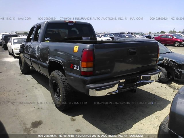 1GTEK19T41Z180762 - 2001 GMC NEW SIERRA K1500 GRAY photo 3