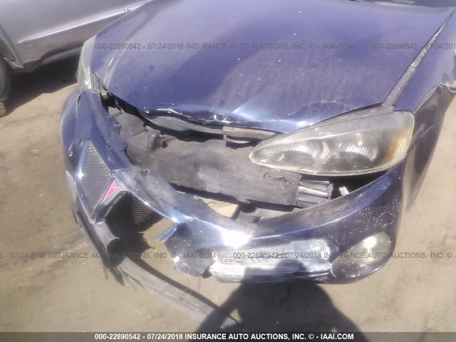 2G2WP582971177741 - 2007 PONTIAC GRAND PRIX BLUE photo 6