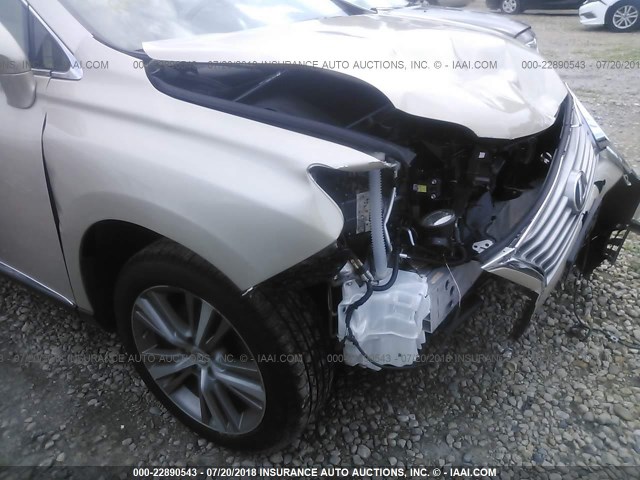 2T2BK1BA8FC336553 - 2015 LEXUS RX 350/BASE/F SPORT GOLD photo 6