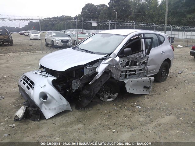 JN8AS5MT1DW526208 - 2013 NISSAN ROGUE S/SV SILVER photo 2