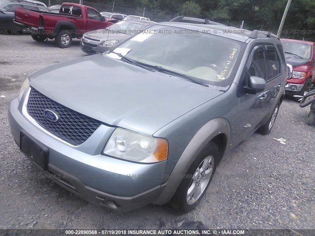 1FMDK05115GA33905 - 2005 FORD FREESTYLE SEL TEAL photo 2