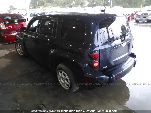 3GNCA13B29S560550 - 2009 CHEVROLET HHR LS BLUE photo 3