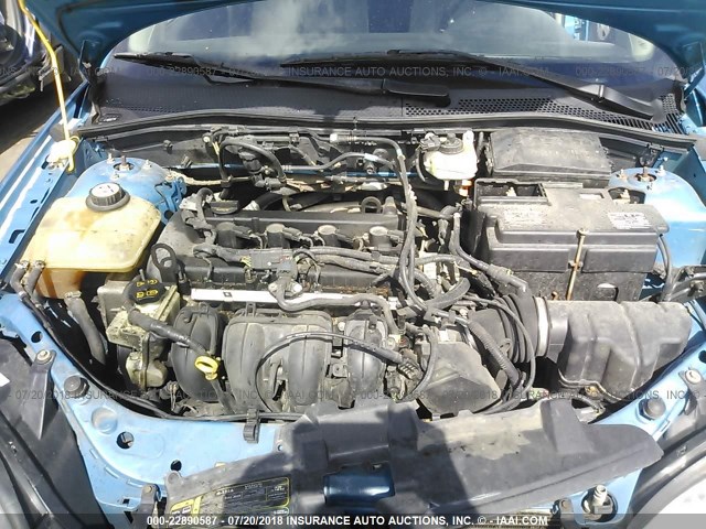 1FAFP34N17W186464 - 2007 FORD FOCUS ZX4/S/SE/SES 蓝色 照片 10
