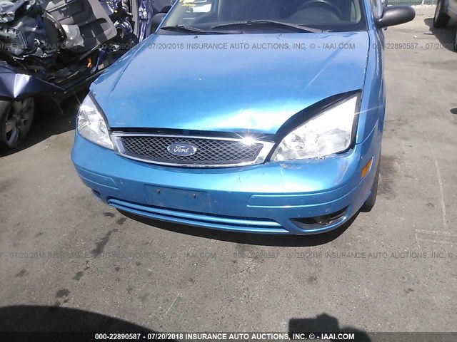 1FAFP34N17W186464 - 2007 FORD FOCUS ZX4/S/SE/SES 蓝色 照片 6