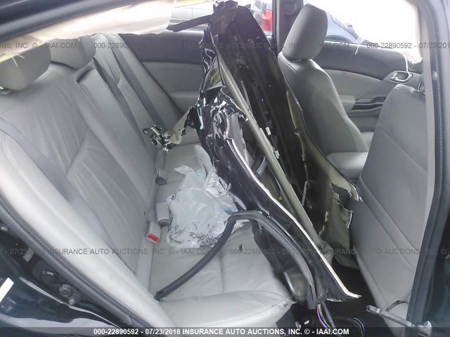 2HGFB2F99CH582039 - 2012 HONDA CIVIC EXL BLACK photo 8
