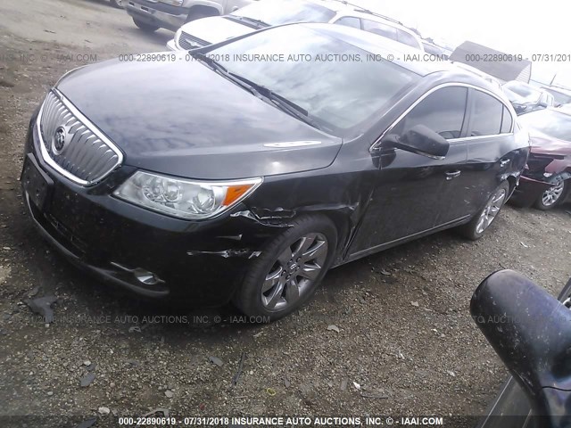 1G4GH5E3XCF284256 - 2012 BUICK LACROSSE PREMIUM BLACK photo 2