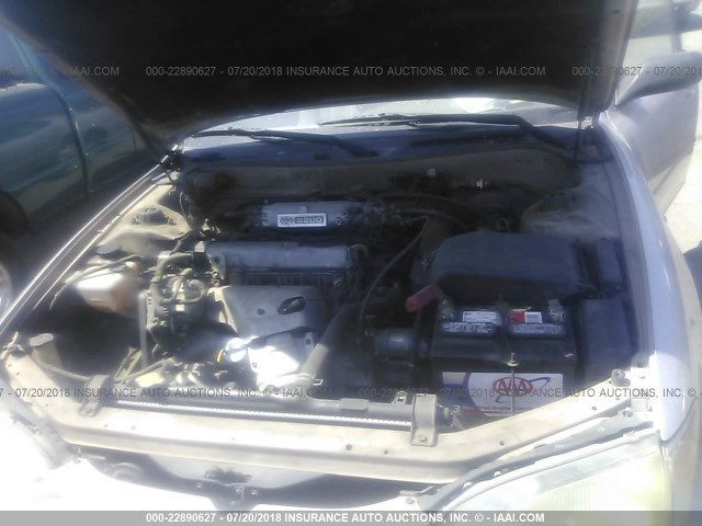 JT2BG12K8T0406873 - 1996 TOYOTA CAMRY DX/LE/XLE SILVER photo 10