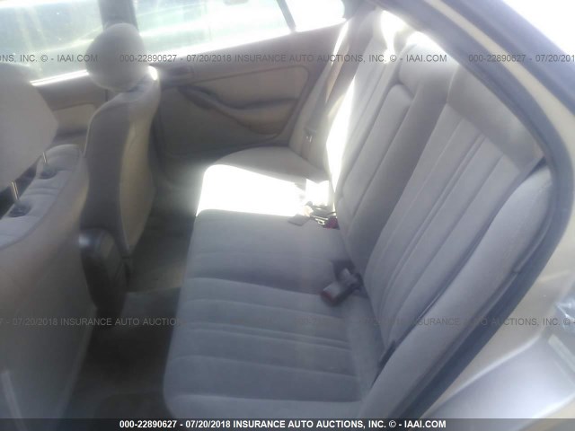 JT2BG12K8T0406873 - 1996 TOYOTA CAMRY DX/LE/XLE SILVER photo 8