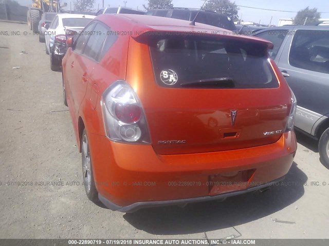 5Y2SR6E0XAZ419724 - 2010 PONTIAC VIBE GT ORANGE photo 3