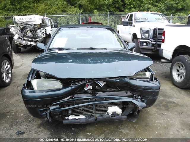 4T1BG22K1WU337529 - 1998 TOYOTA CAMRY CE/LE/XLE მწვანე ფოტო 6