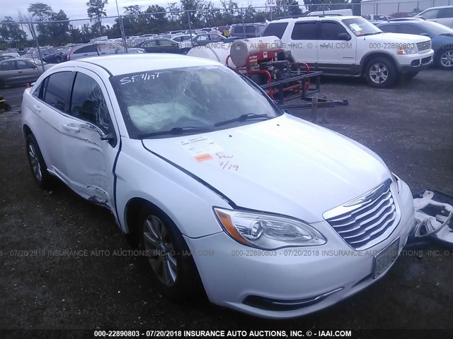 1C3BC1FB5BN547645 - 2011 CHRYSLER 200 TOURING WHITE photo 1