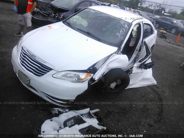 1C3BC1FB5BN547645 - 2011 CHRYSLER 200 TOURING WHITE photo 2