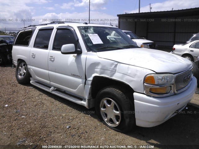 1GKFK66UX5J127393 - 2005 GMC YUKON XL DENALI WHITE photo 1