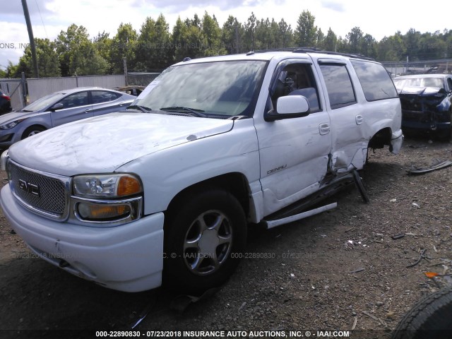 1GKFK66UX5J127393 - 2005 GMC YUKON XL DENALI WHITE photo 2