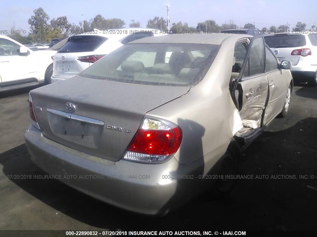 4T1BE32KX5U027342 - 2005 TOYOTA CAMRY LE/XLE/SE Qızıl foto 4