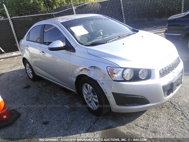 1G1JA5SH7C4110616 - 2012 CHEVROLET SONIC LS GRAY photo 1