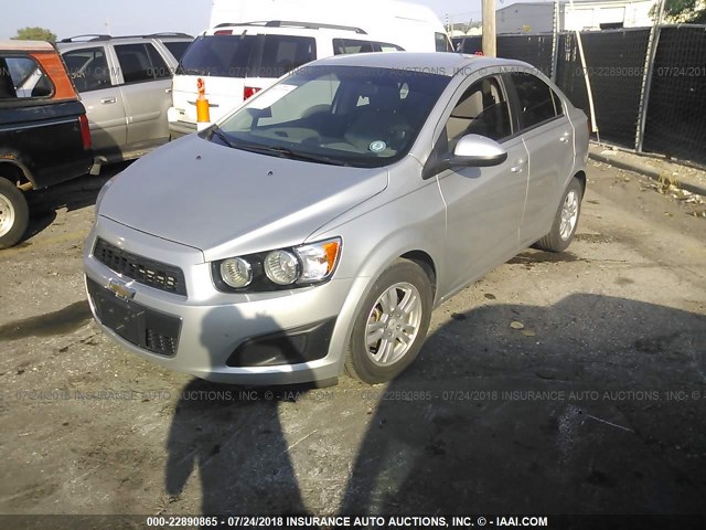 1G1JA5SH7C4110616 - 2012 CHEVROLET SONIC LS GRAY photo 2