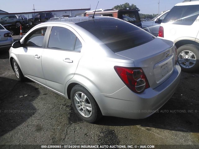1G1JA5SH7C4110616 - 2012 CHEVROLET SONIC LS GRAY photo 3