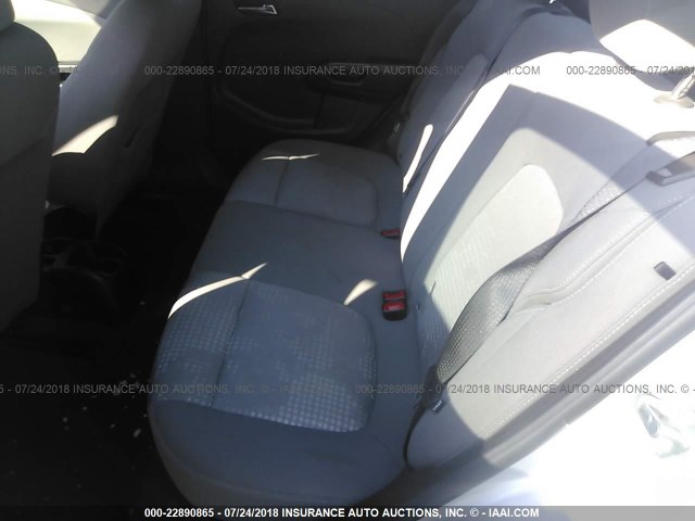 1G1JA5SH7C4110616 - 2012 CHEVROLET SONIC LS GRAY photo 8