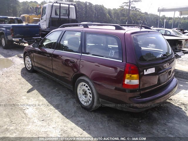 1G8JU82F2YY610546 - 2000 SATURN LW1 MAROON photo 3