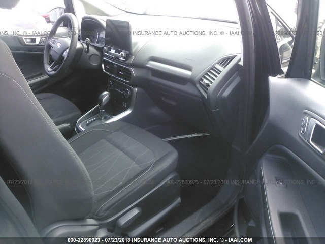 MAJ6P1ULXJC201880 - 2018 FORD ECOSPORT SE BLACK photo 5