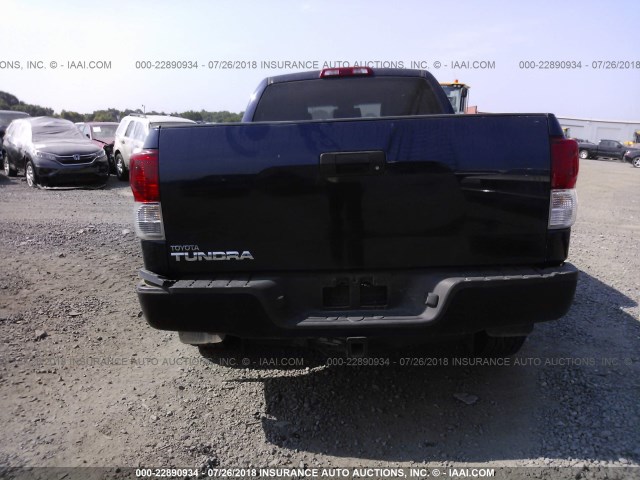 5TFRM5F1XAX013016 - 2010 TOYOTA TUNDRA DOUBLE CAB SR5 BLUE photo 8