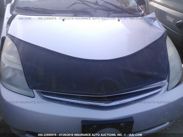 JTDKB20U087739910 - 2008 TOYOTA PRIUS Argent photo 10